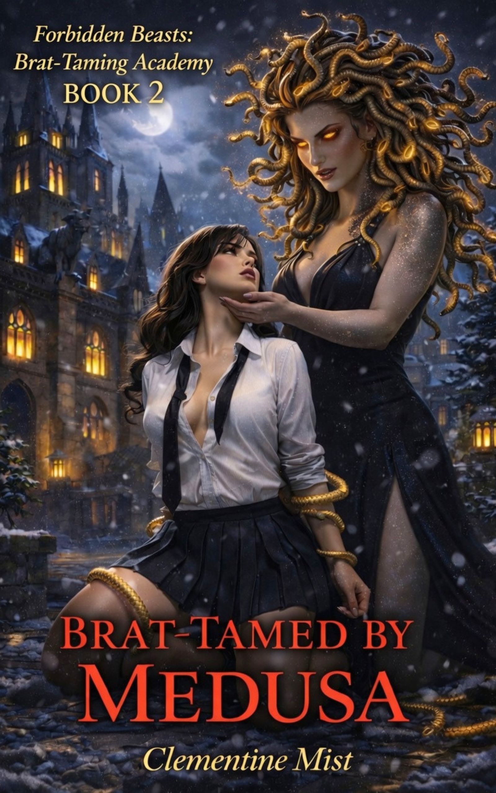 Cover of Brat-Tamed by Medusa by Clementine Mist