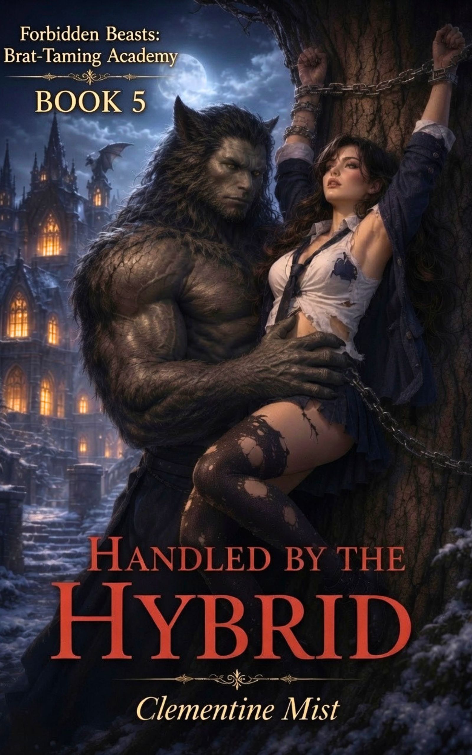 Cover of Handled by the Hybrid by Clementine Mist