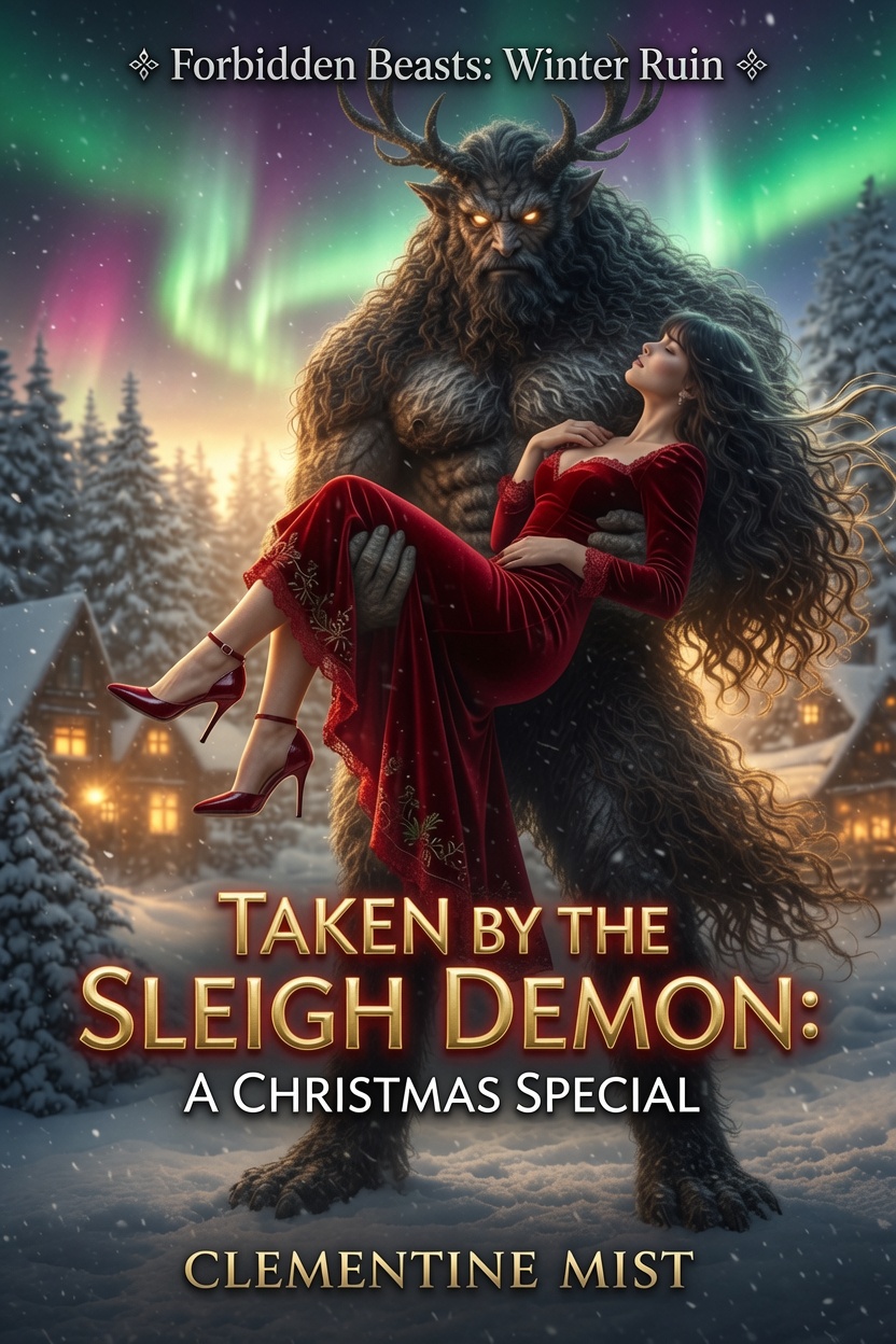 Cover of Taken by the Sleigh Demon by Clementine Mist
